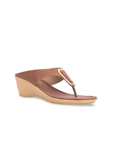 Khadims Pink Wedge Sandals