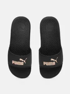 Puma Women Black Solid Sliders