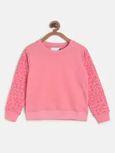 TALES & STORIES Girls Pink Sweatshirt