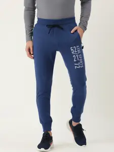Sports52 wear Men Blue Slim Fit Printed Dry Fit Regular Joggers