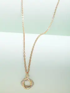 Ferosh Gold-Toned 24 Masha Minimalist Chain with Pendant