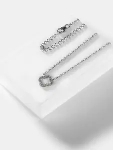SHAYA Women Sterling Silver Minimal Necklace
