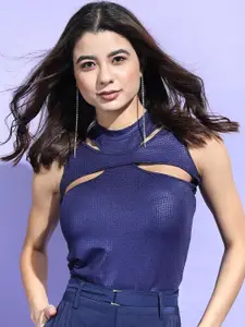 Tokyo Talkies Blue Top