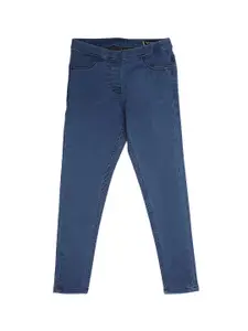 Allen Solly Junior Girls Navy Blue Jeans