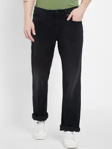 Pepe Jeans Men Black Straight Fit Stretchable Jeans