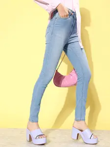 Roadster Women Blue High-Rise Super Skinny Fit Stretchable Jeans