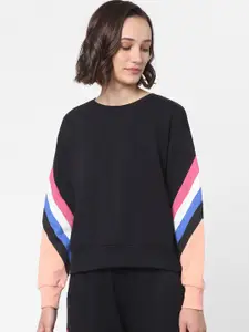 ONLY Women Black Sweatshirt