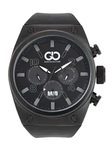 GIO COLLECTION Men Black Multi-Function Watch AD-0044-F
