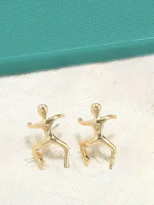 AMI Gold-Plated Quirky Studs