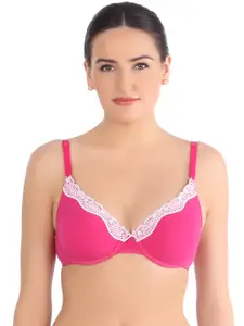 Triumph Pink Comfort 110 Classics Wired Padded Seamless Everyday Bra 7613113113029