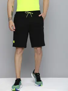 one8 x PUMA Men Black Solid Virat Kohli Sports Shorts