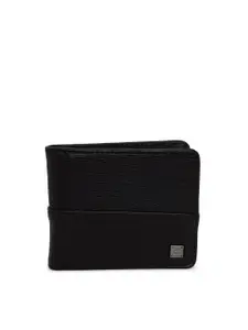 ALDO Men Black PU Two Fold Wallet