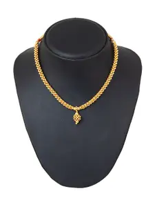 Shining Jewel - By Shivansh Women Gold-Toned Beaded Necklace
