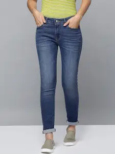 Levis Women Blue Skinny Fit Heavy Fade Stretchable Jeans
