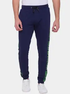 Being Human Men Navy Blue Solid Joggers