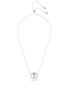 SWAROVSKI White Rhodium-Plated Necklace