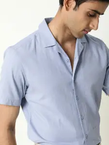 RARE RABBIT Men Custom Slim Fit Casual Shirt