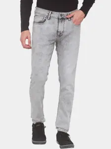 Being Human Men Grey Regular Fit Heavy Fade Jeans