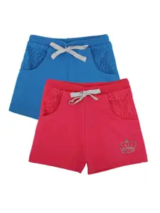 Bodycare Kids Girls Pack of 2 Assorted Shorts