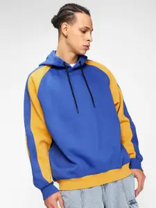 Bewakoof Men Blue Hooded Sweatshirt