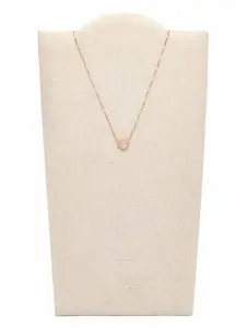 Fossil Rose Gold Necklace