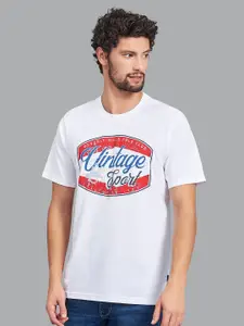 Beverly Hills Polo Club Men White Typography Printed T-shirt