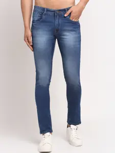 Rodamo Men Blue Slim Fit Heavy Fade Stretchable Jeans