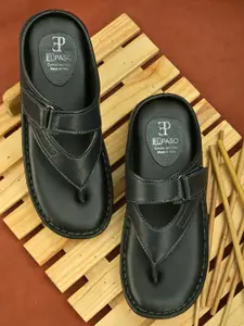 El Paso Men Blue Textured Comfort Sandals