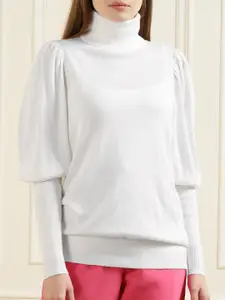 Ted Baker Women White Pure Cotton Pullover