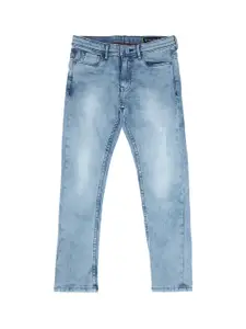 Allen Solly Junior Boys Blue Skinny Fit Heavy Fade Jeans
