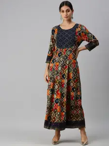 SHOWOFF Women Multicoloured Kurta