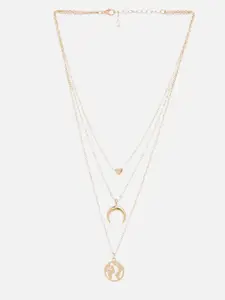 20Dresses Gold-Toned Multi-Layered Necklace