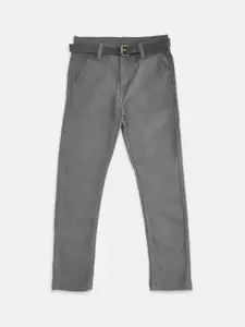 Pantaloons Junior Boys Grey Chinos Trousers