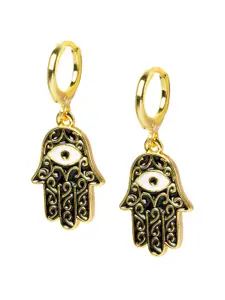 Moon Dust Gold-Plated Quirky Drop Earrings