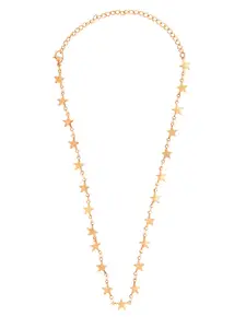 Moon Dust Gold-Plated Star link Necklace