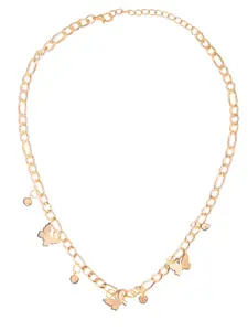 Moon Dust Gold-Toned Brass Gold-Plated Necklace