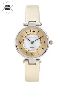 GIORDANO Women Gold-Toned & White Analogue Watch 2796-03