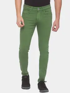 Being Human Men Green Jeans