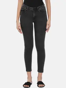SF JEANS by Pantaloons Women Black Mid-Rise Skinny Fit Jeans