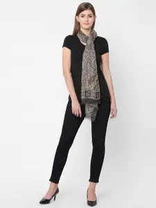 Cloth Haus India Women Blue & White Printed Scarf