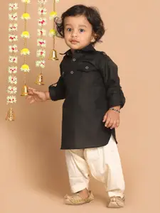 VASTRAMAY Boys Pathani Kurta with Patiala