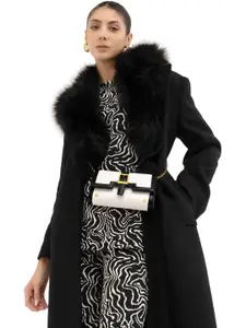 MIRAGGIO Luna White Wallet With Detachable Chain Strap