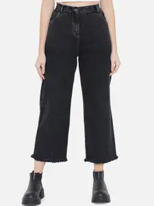 Orchid Hues Women Black High-Rise Jeans