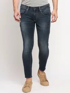 SPYKAR Men Grey Slim Fit Low-Rise Light Fade Jeans