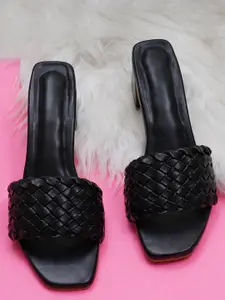 Misto Black Block Pumps