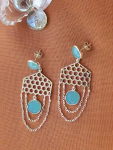 ERILINE JEWELRY Women Blue Contemporary Drop Earrings