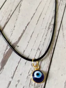 EL REGALO Blue  White Bohemian Evil Eye Necklace
