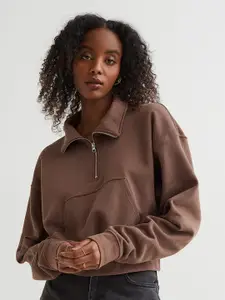 H&M Women Zip-Top Sweatshirt