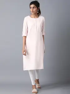 W Women Pink Kurta