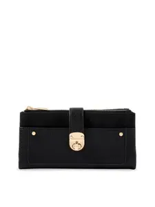 Accessorize Women Black Faux Leather Freya Wallet